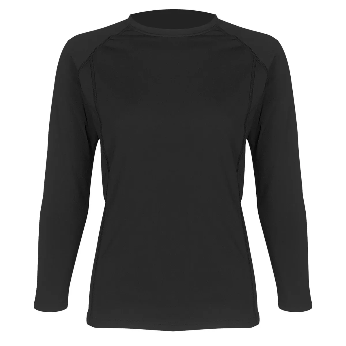 ANDESLAND OUTDOOR APPAREL - Polera Micropolar Primera Capa Blanford Negro Mujer