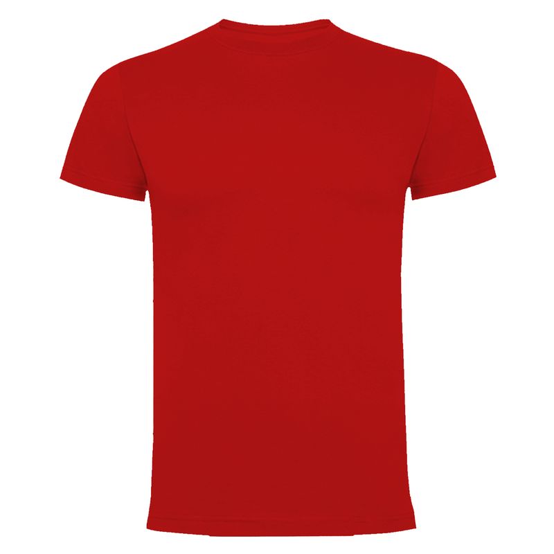 ANDESLAND OUTDOOR APPAREL - Polera Manga Corta 100% Algodón Rojo Hombre