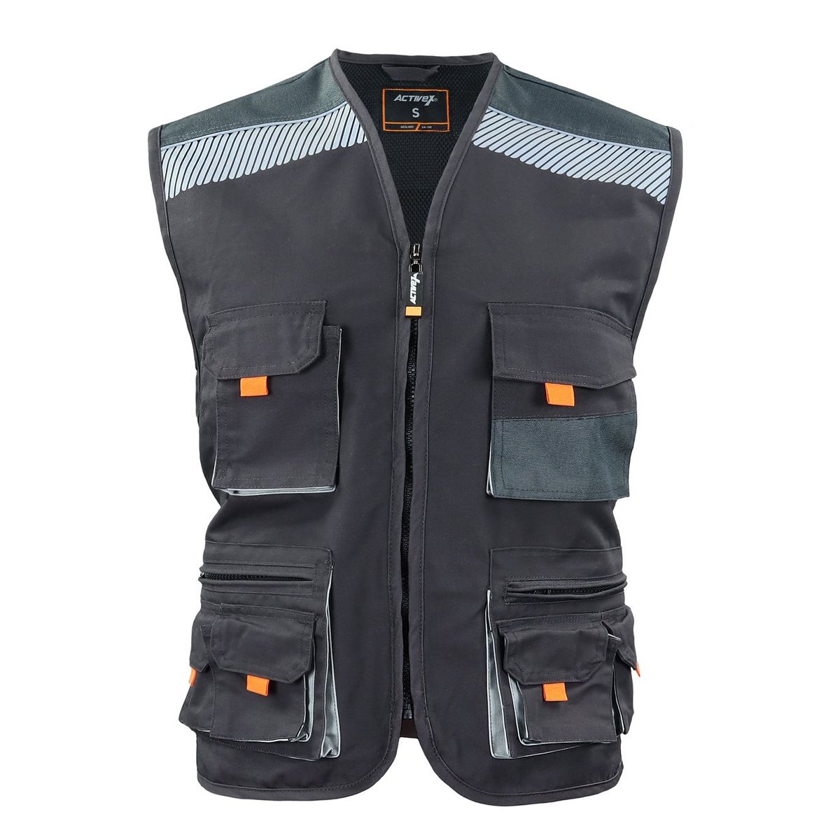ACTIVEX - Chaleco Geólogo Gris XR-100