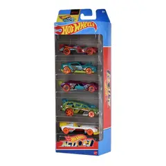 MATTEL - Hot Wheels Set de 5 Autos Básicos