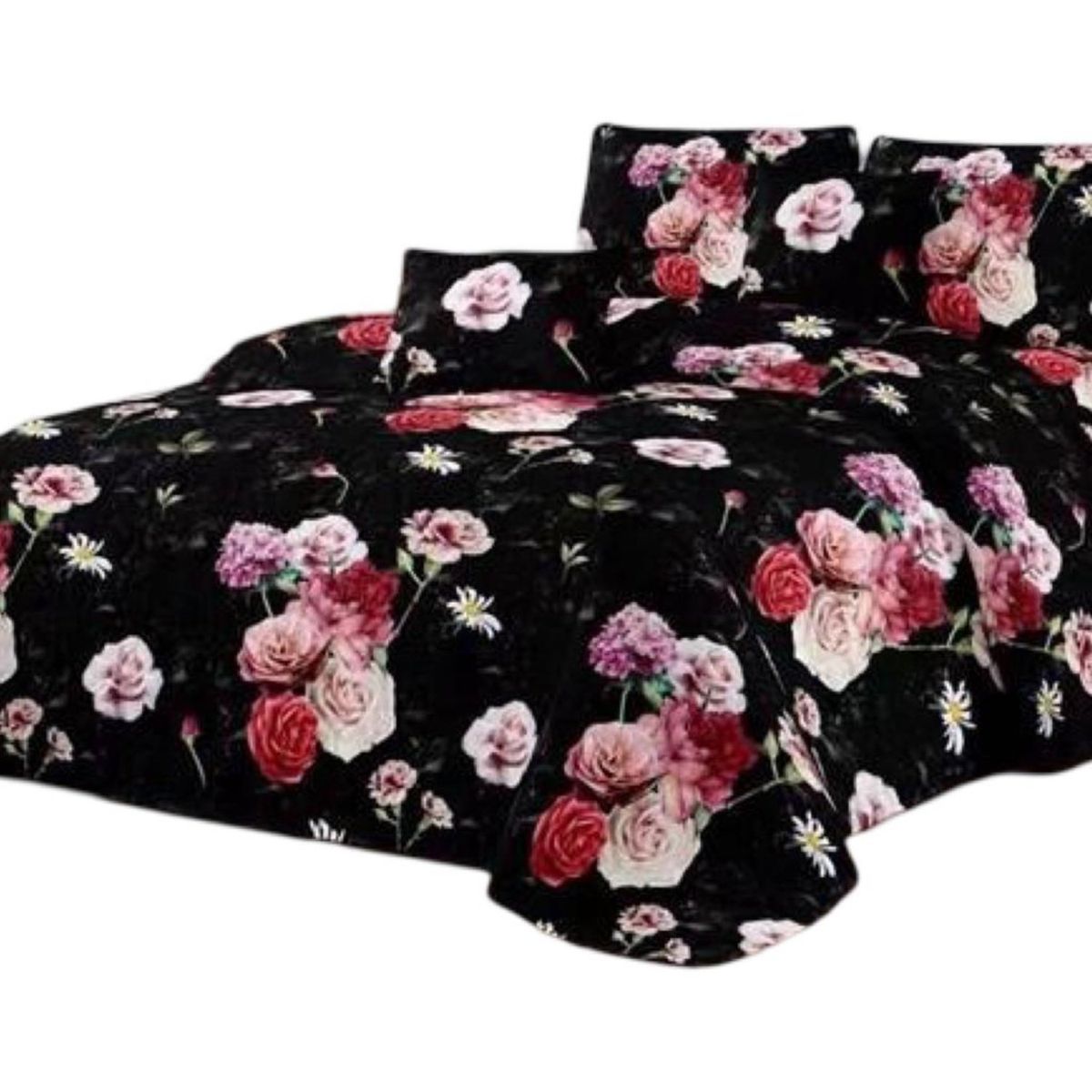GENERICO - Quilt Verano 2 Plazas+2 Fundas Verano Suave 13n04