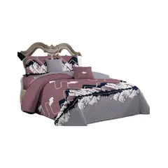 GENERICO - Quilt Verano 2 Plazas+2 Fundas Verano Suave 13n19