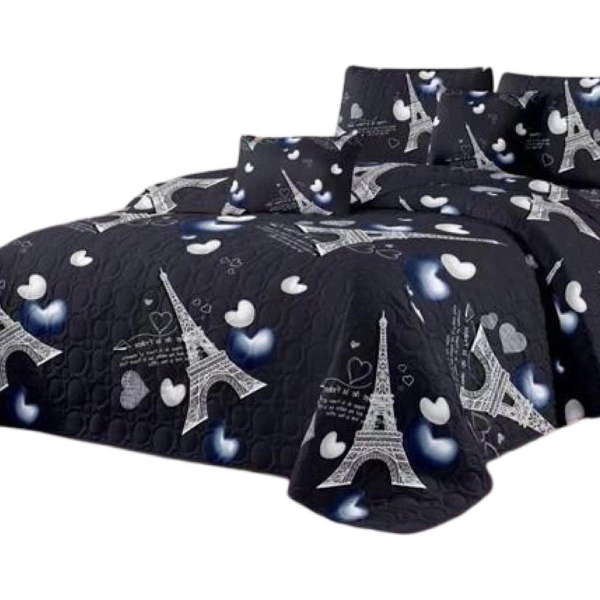 GENERICO - Quilt Verano 2 Plazas+2 Fundas Verano Suave 13n22