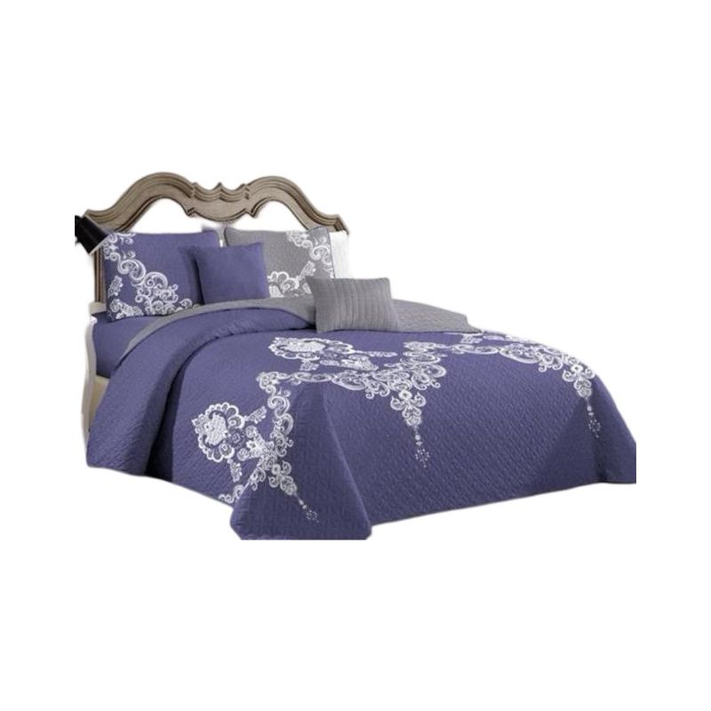 GENERICO - Quilt Verano 2 Plazas+2 Fundas Verano Suave 13n32