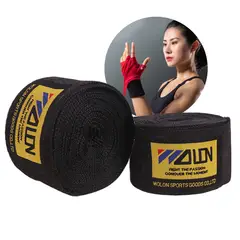GENERICO - Vendas Boxeo Vendaje Negro Box Kickboxing Mma 5cm X 5mt Par