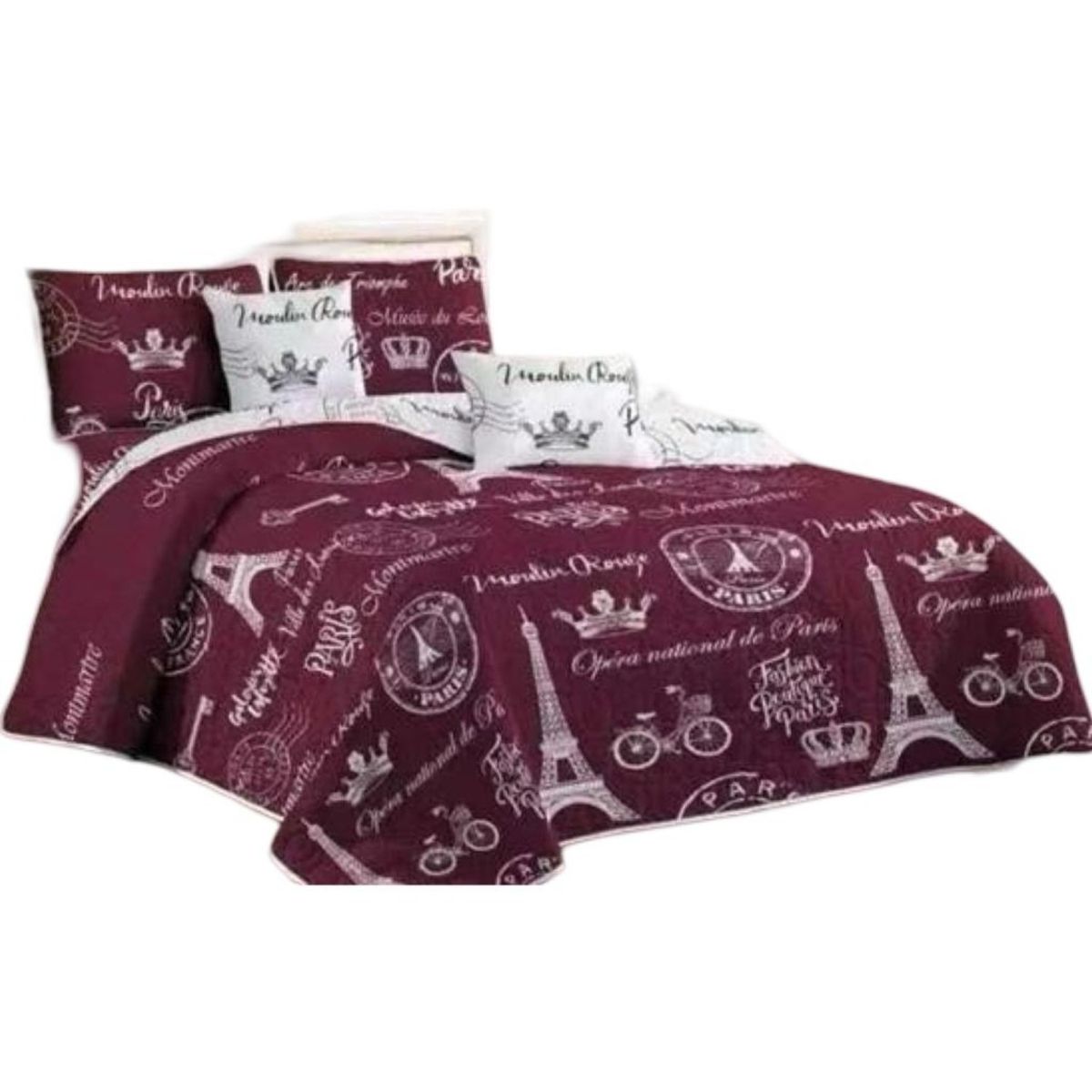 GENERICO - Quilt Verano 2 Plazas+2 Fundas Verano Suave 13n54