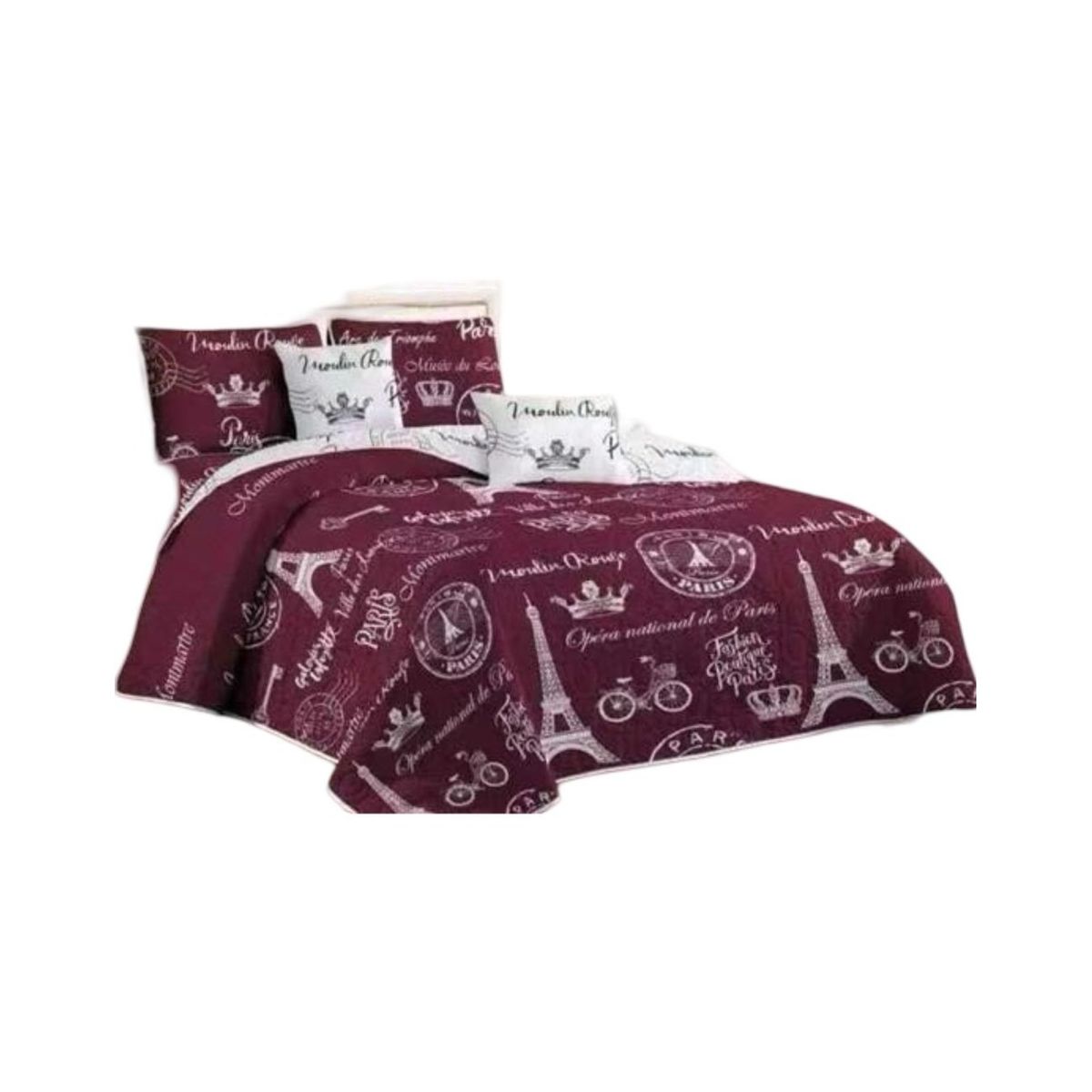 GENERICO - Quilt Verano 2 Plazas+2 Fundas Verano Suave 13n54