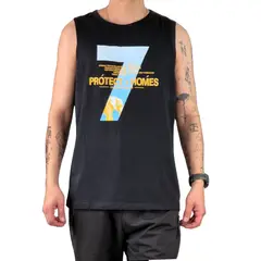 MPROPIA - Polera Sin Manga Musculosa Hombre Diseño Colores 294