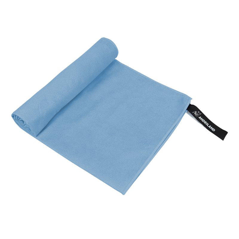 ANDESLAND OUTDOOR APPAREL - Toalla Microfibra Secado Rápido Celeste 60x120cm
