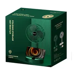GENERICO - Mini ventilador de escritorio USB con 3 velocidades 270 Grados.