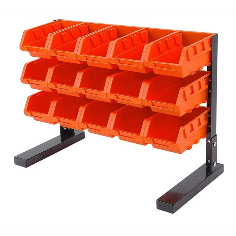 TACTIX - Mini Rack Almacenaje Con 15 Bins Tactix 320621