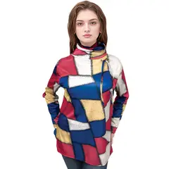 GENERAC - Blusa de Mujer Oficina Estampada Hipp