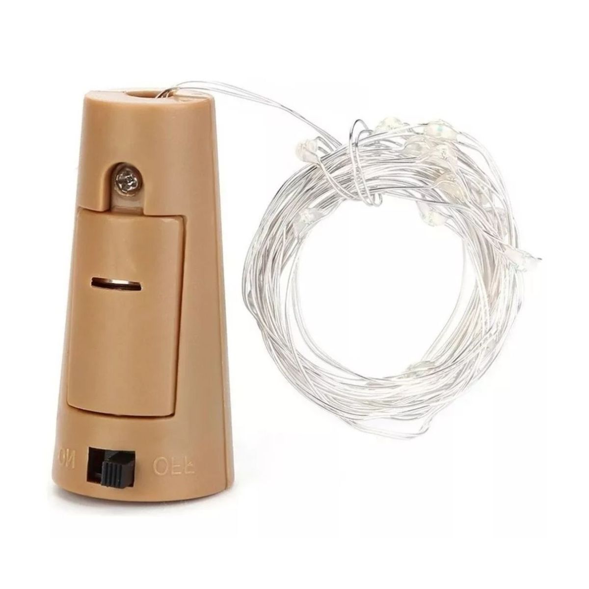 GENERICO - Luces Corcho Hada Alambre 10 Led Decoracion Frias.