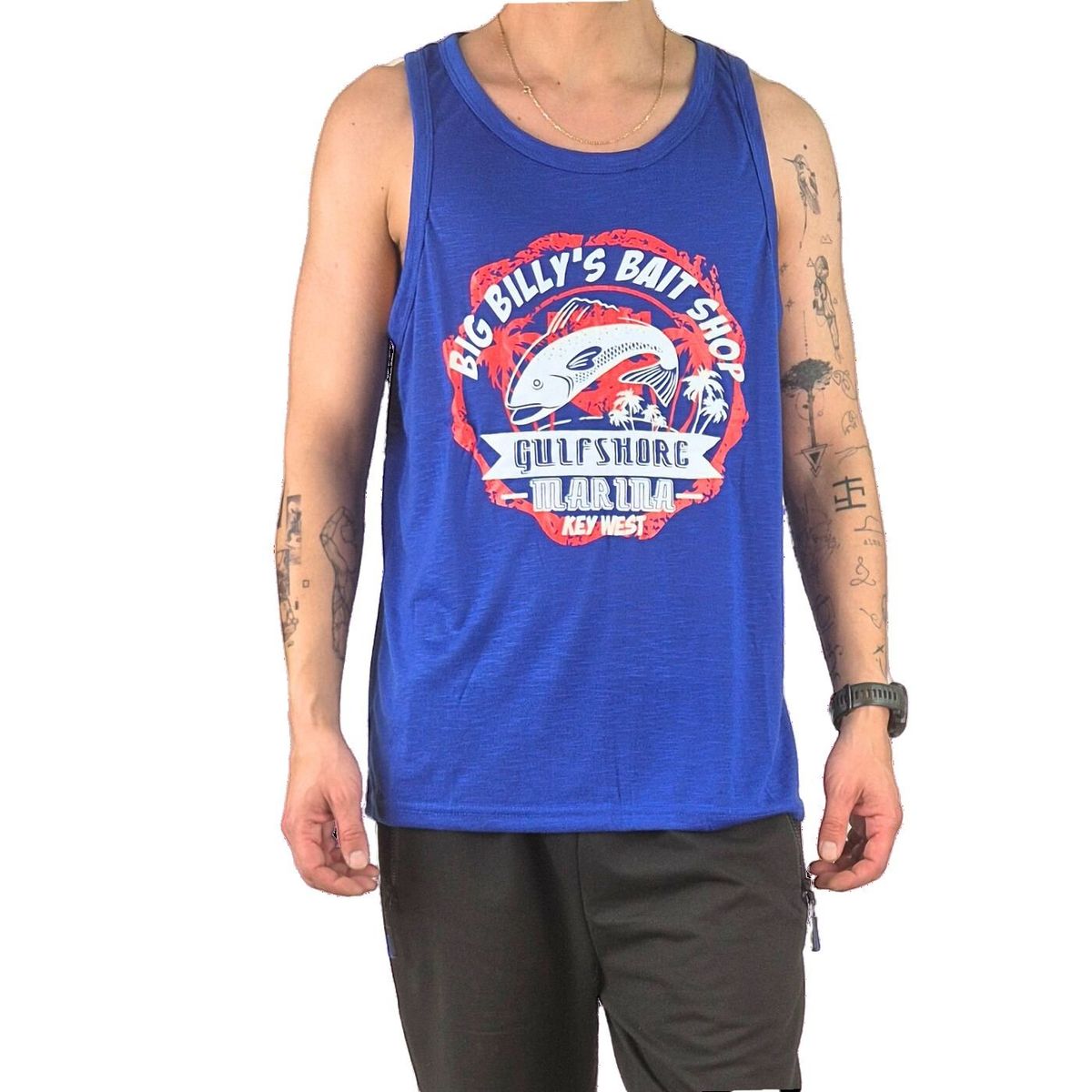 LIKE SHOP - Polera Sin Manga Musculosa Hombre Diseño Colores 240