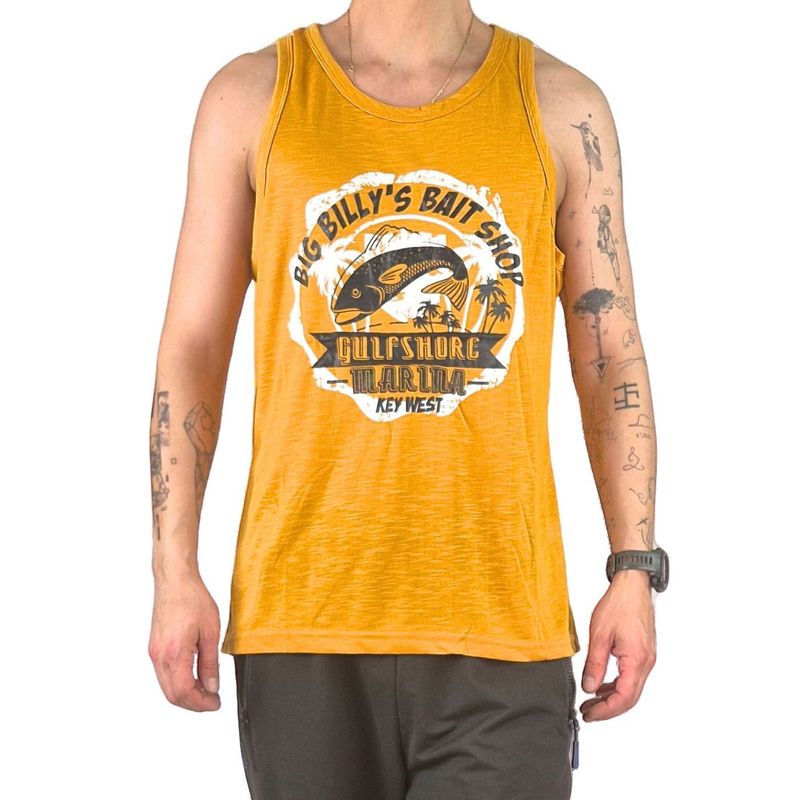 MPROPIA - Polera Sin Manga Musculosa Hombre Diseño Colores 240