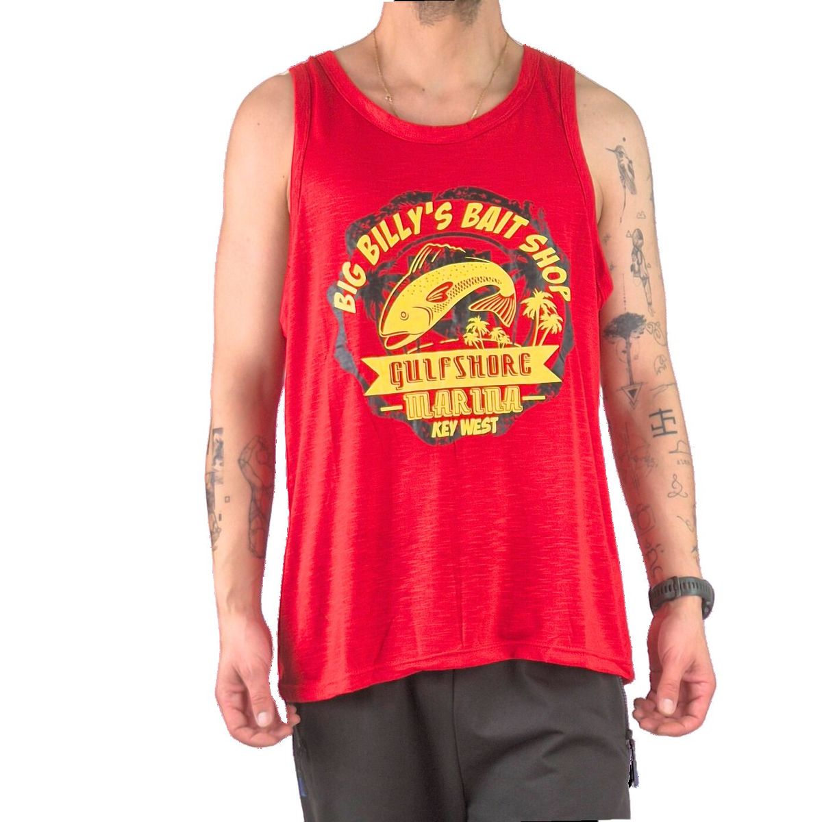 LIKE SHOP - Polera Sin Manga Musculosa Hombre Diseño Colores 240