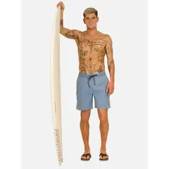 VOLCOM - Traje De Baño Tropic Wave Azul Hombre