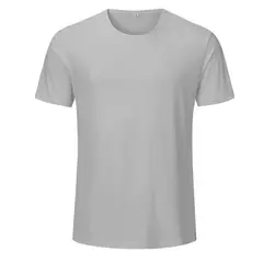 ANDESLAND OUTDOOR APPAREL - Polera DryFit Manga Corta Microperforada Gris Hombre
