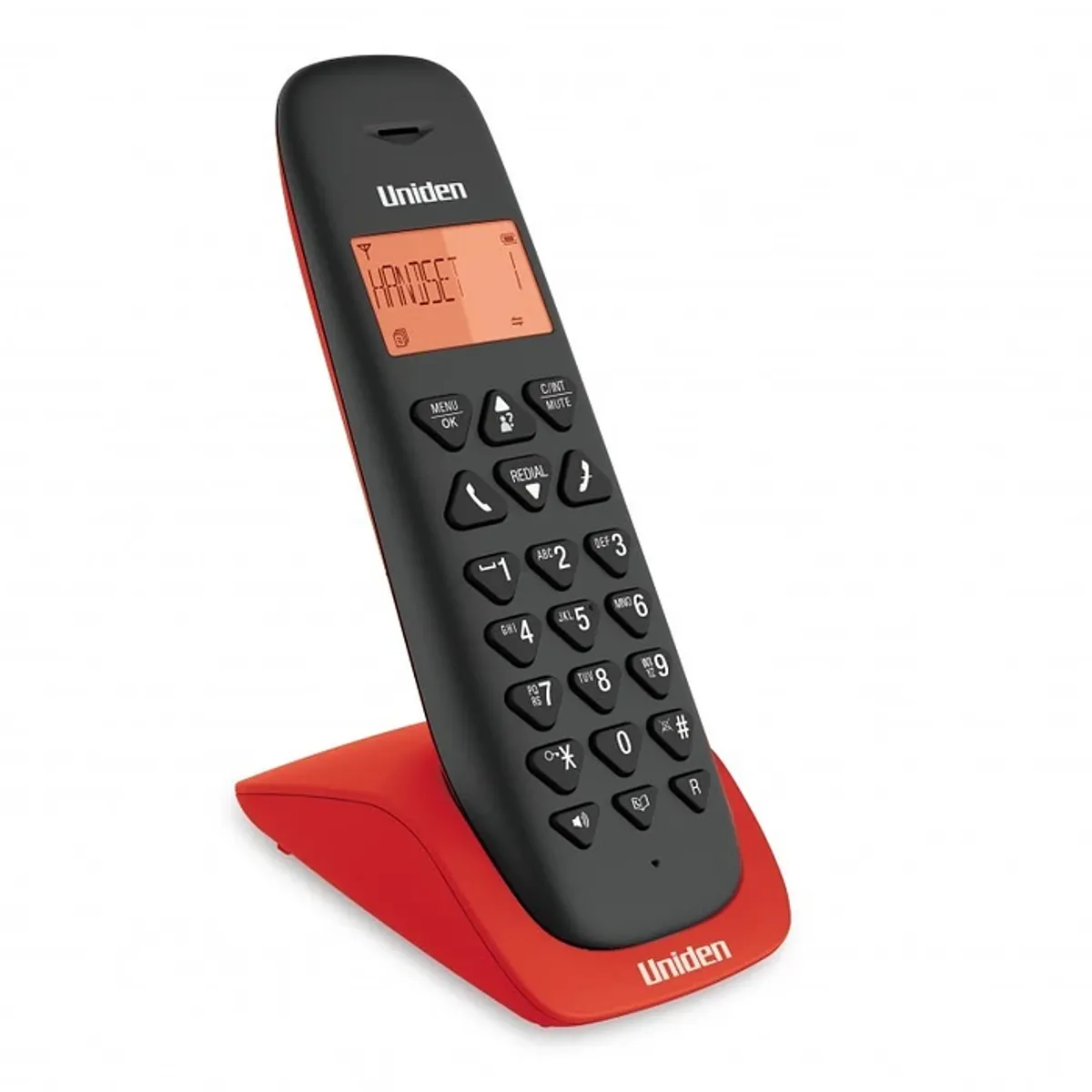 UNIDEN - Telefono inalambrico Uniden AT3102R Red