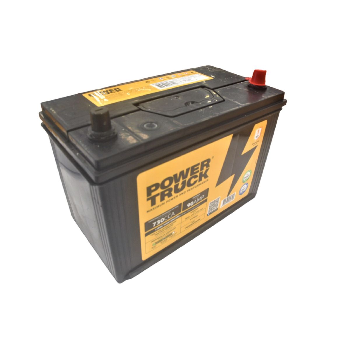 POWER TRUCK - BATERIA 90 AMP 730 CCA BORNE ESTANDAR
