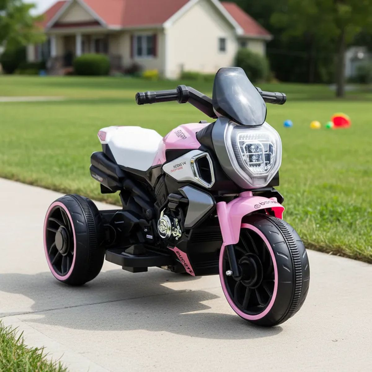 BEBESIT - Moto 3 Ruedas Trimoto Bolt Rosa Bebesit