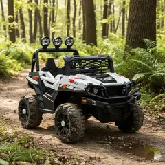 BEBESIT - Camioneta Eléctrica SUV todo terreno Explorer Blanco