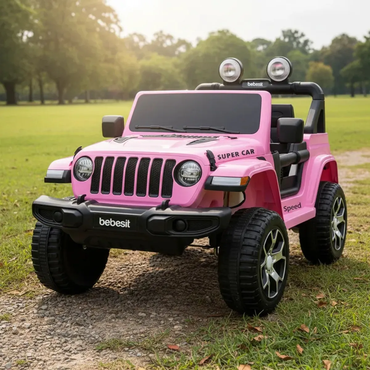 BEBESIT - Camioneta Eléctrica Renegade Rosa Bebesit