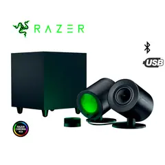 RAZER - Parlantes Gamer 2.1 - Nommo V2 - 30 W - Bluetooth - Black