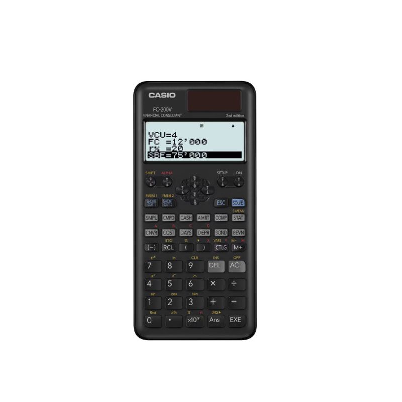 CASIO - CASIO CALCULADORA FINANCIERA 200V-2