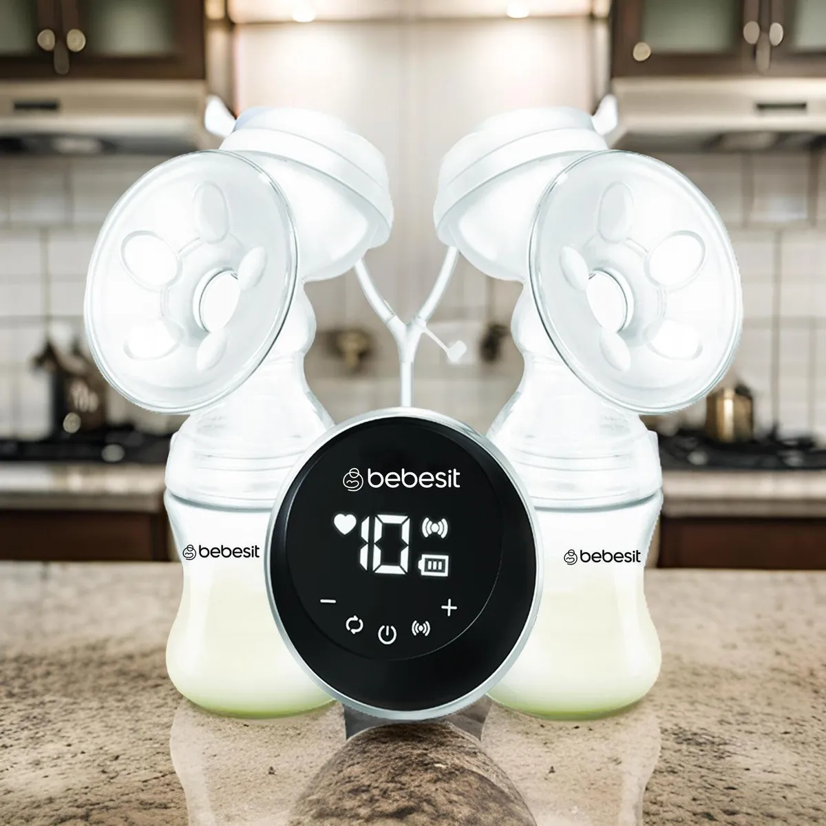 BEBESIT - Sacaleche Extractor Leche Materna Eléctrico Doble Bebesit