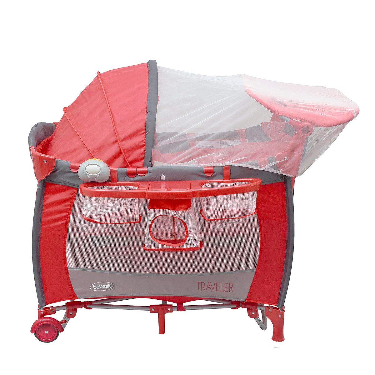 BEBESIT - Cuna Traveler 6044 Roja
