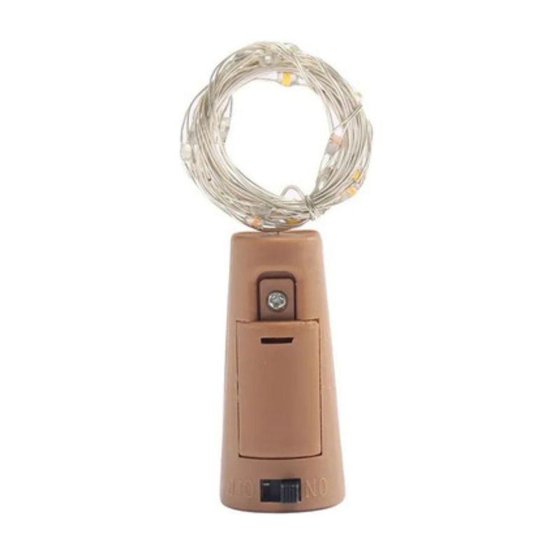 GENERICO - Luces Corcho Hada Alambre 10 Led Decoracion Frias
