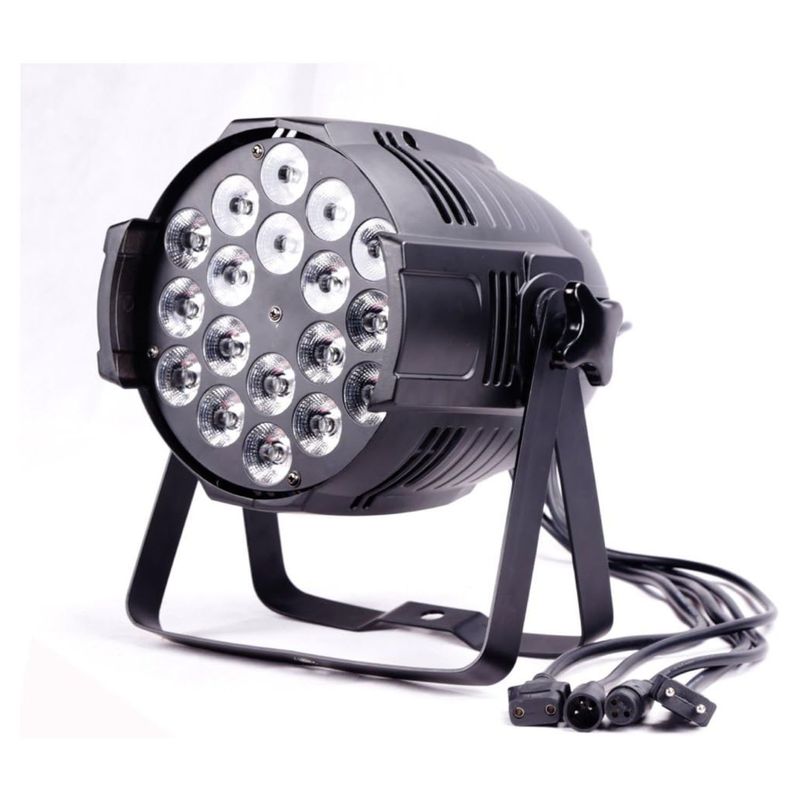 GENERICO - Foco Luz Escenario 18 LED 220V Luces Deco Fiesta Discoteca