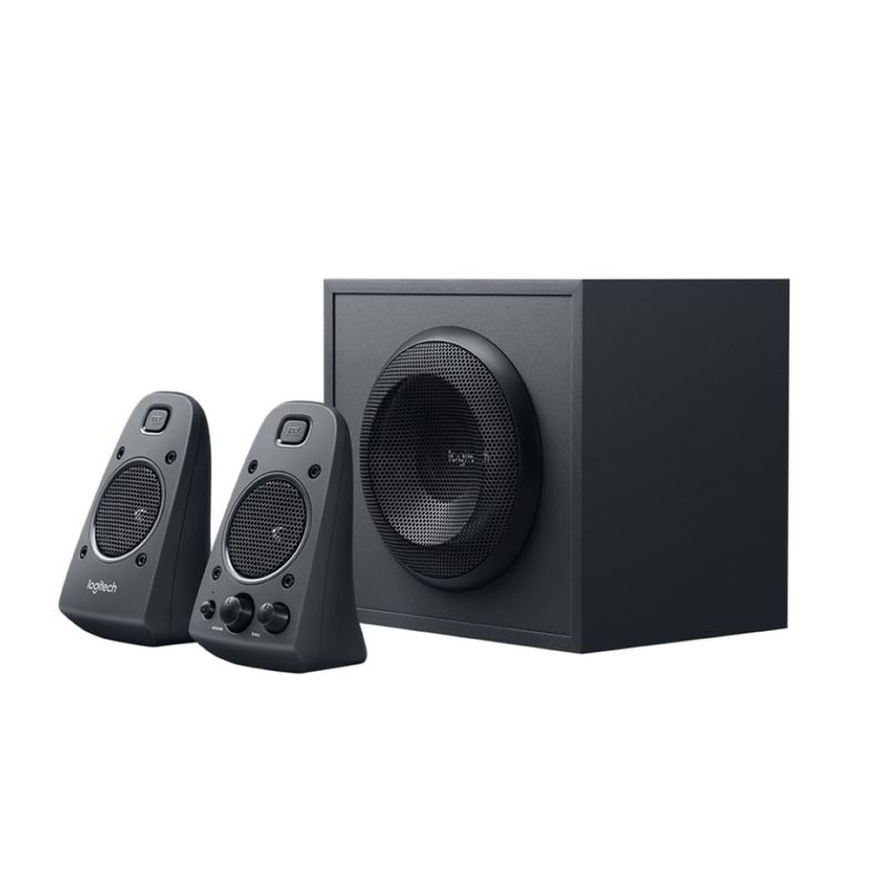 LOGITECH - Parlantes 2.1 - Logitech Z625 - 200W RMS (óptica /3,5 mm /RCA) - Black