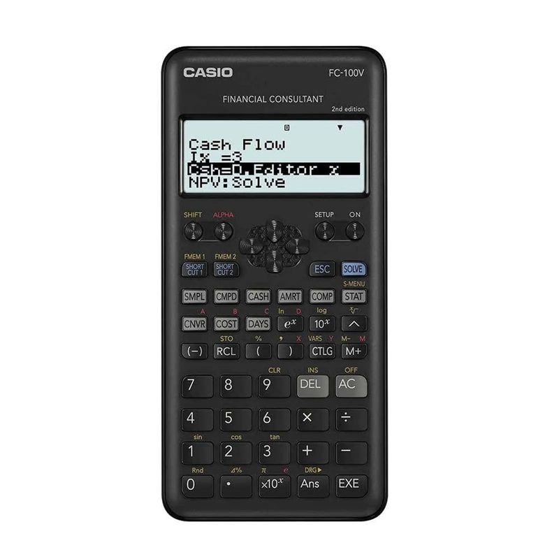 CASIO - CALCULADORA FINACIERA FC-100V-2