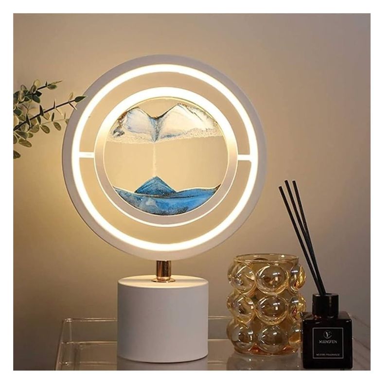 GENERICO - Lampara Led De Arena En Movimiento Escritorio Decorativa