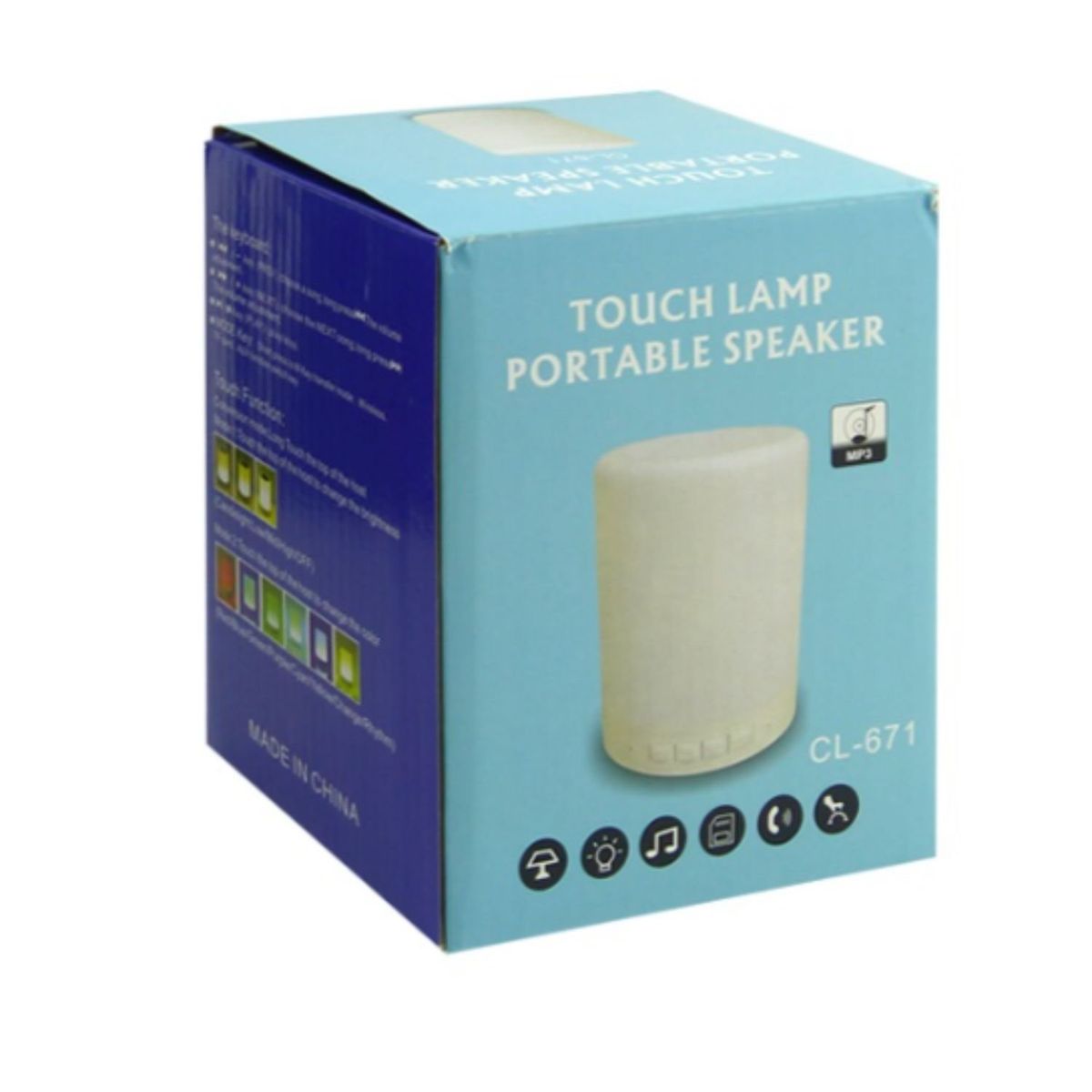 GENERICO - Lámpara Parlante Bluetooth Parlante Portátil Premium RGB