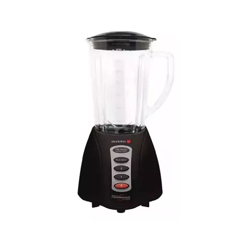 SINDELEN - Licuadora Juguera Jarra Vidrio Sindelen 18lt 750w Acero