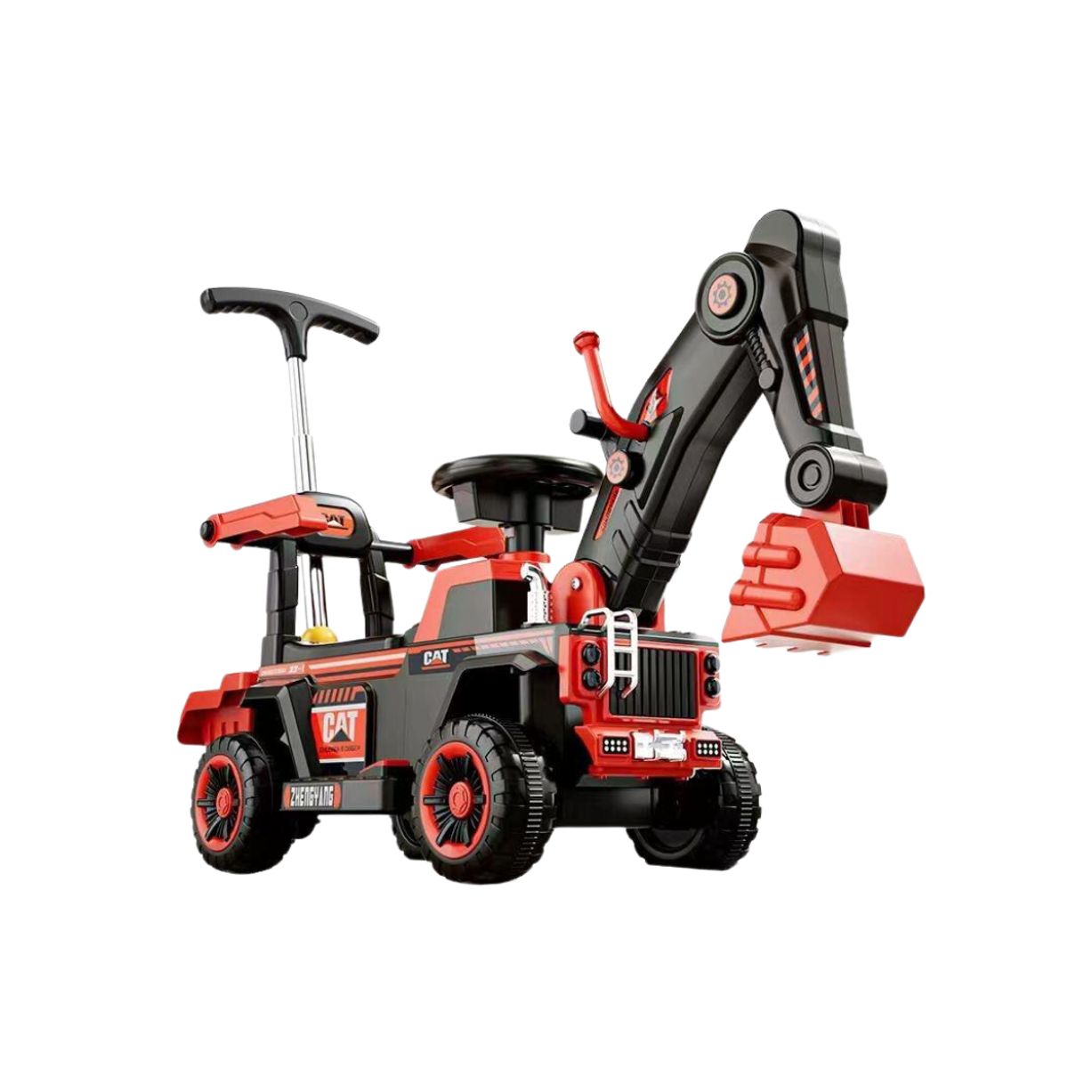 GENERICO - Excavadora Montable a Bateria Musical Con Luces Para Niños