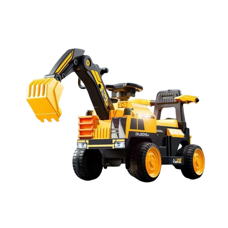 GENERICO - Excavadora Montable a Bateria Musical Con Luces Para Niños