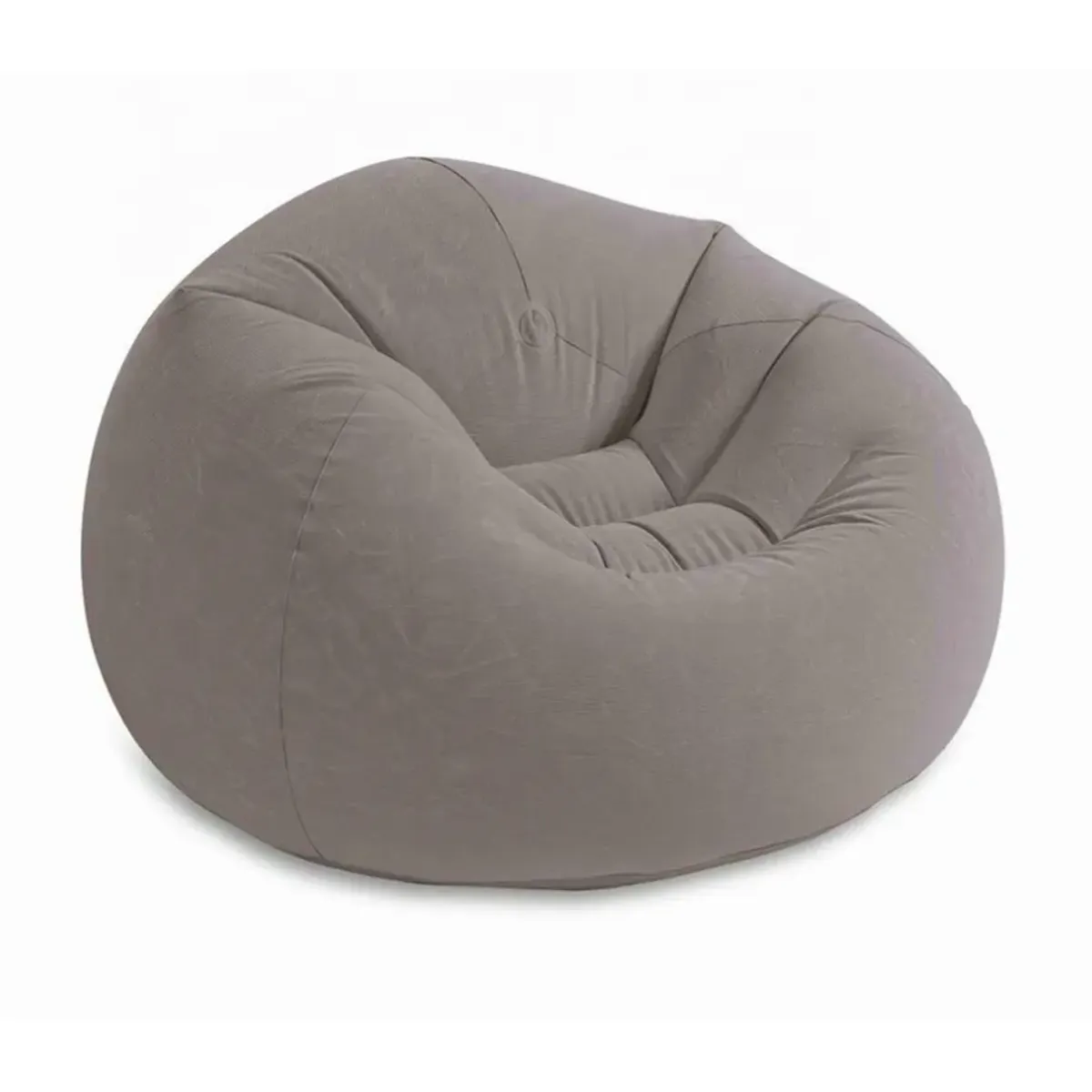 LIVE SPORT - Sillon Puff Inflable Gris