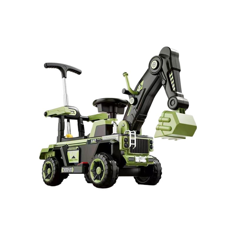 Correpasillos Cat Excavadora De Juguete Montable Excavadora Para Niños  Excavadora Eléctrica Montable Infantil Verde