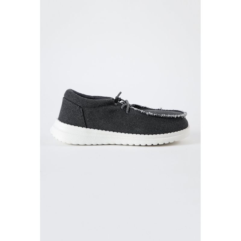 JARMAN - Alpargata Hombre Canvas Con Cordon Negro Jarman