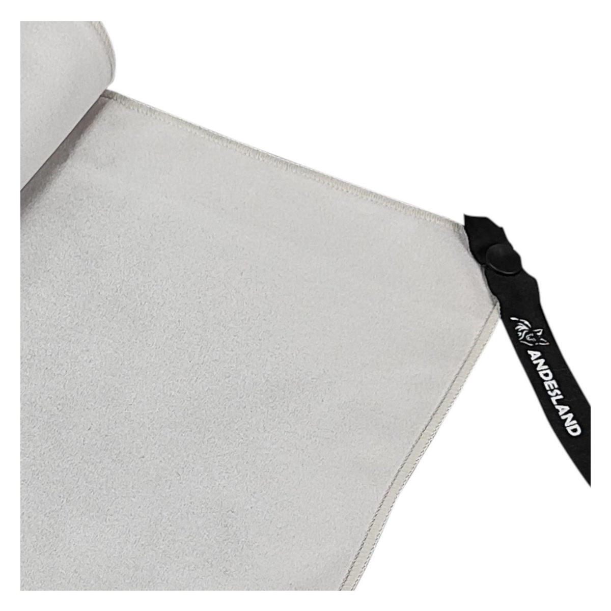 ANDESLAND OUTDOOR APPAREL - Toalla Microfibra Secado Rápido Gris 80x180cm