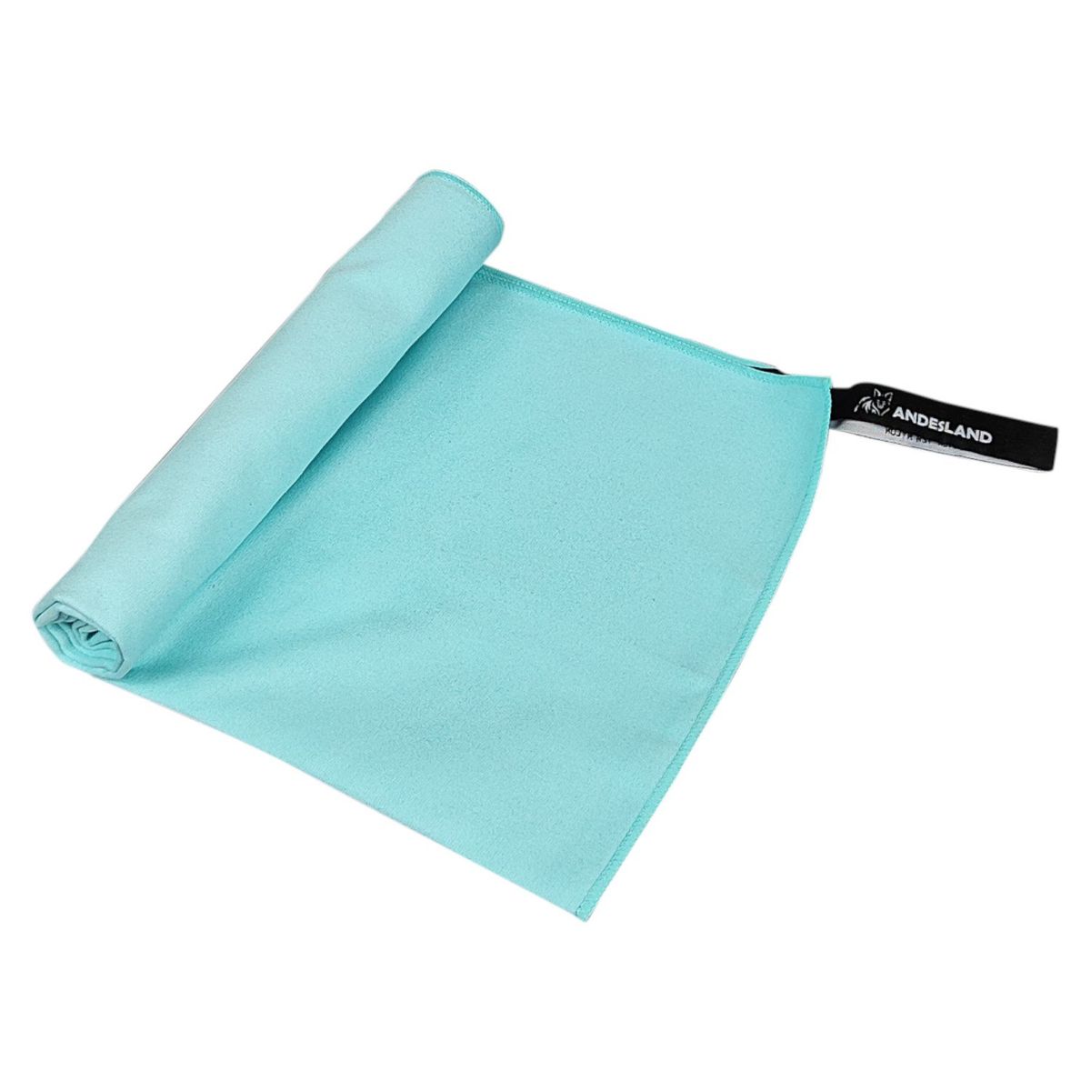 ANDESLAND OUTDOOR APPAREL - Toalla Microfibra Secado Rápido Turquesa 80x180cm