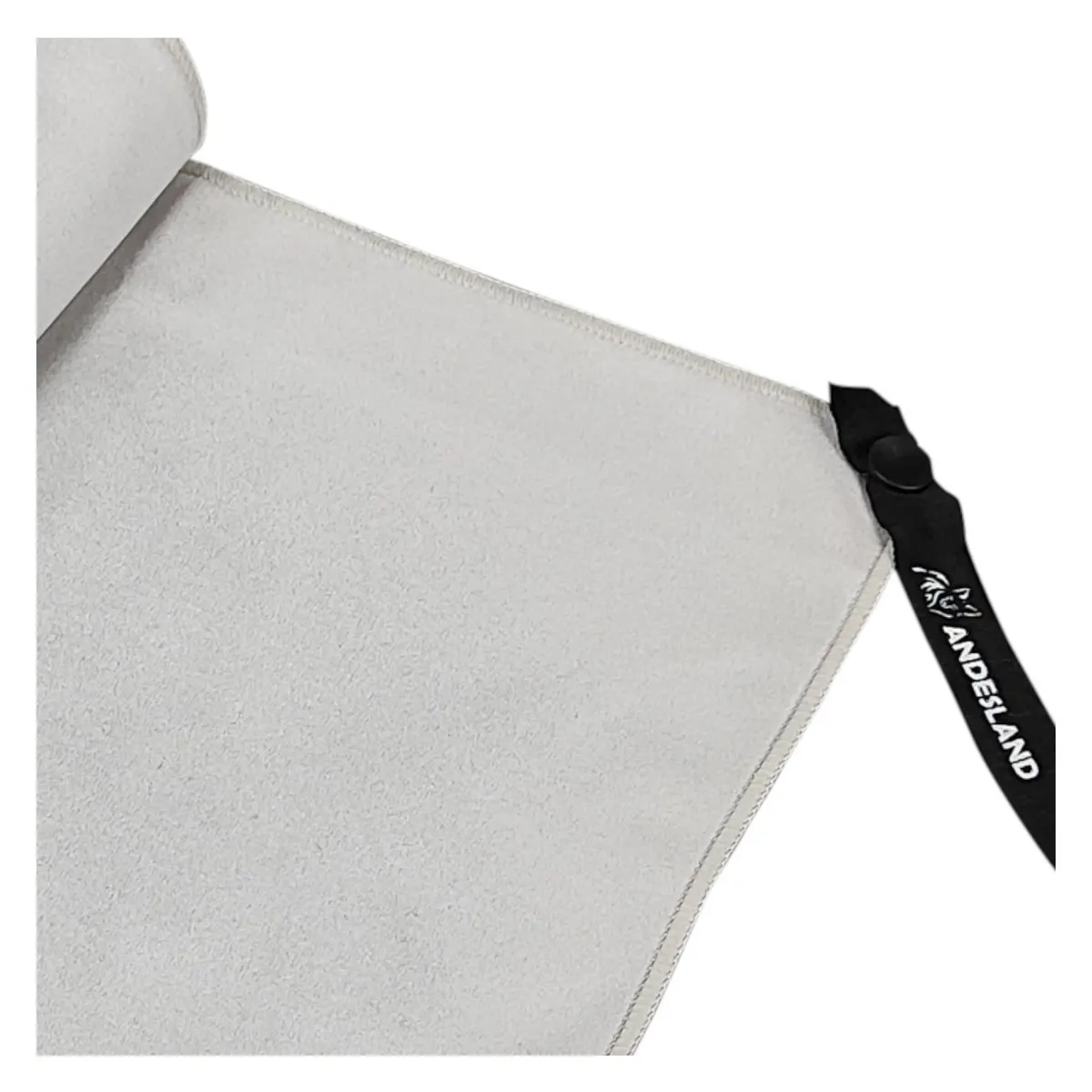 ANDESLAND OUTDOOR APPAREL - Toalla Microfibra Secado Rápido Gris 60x120cm