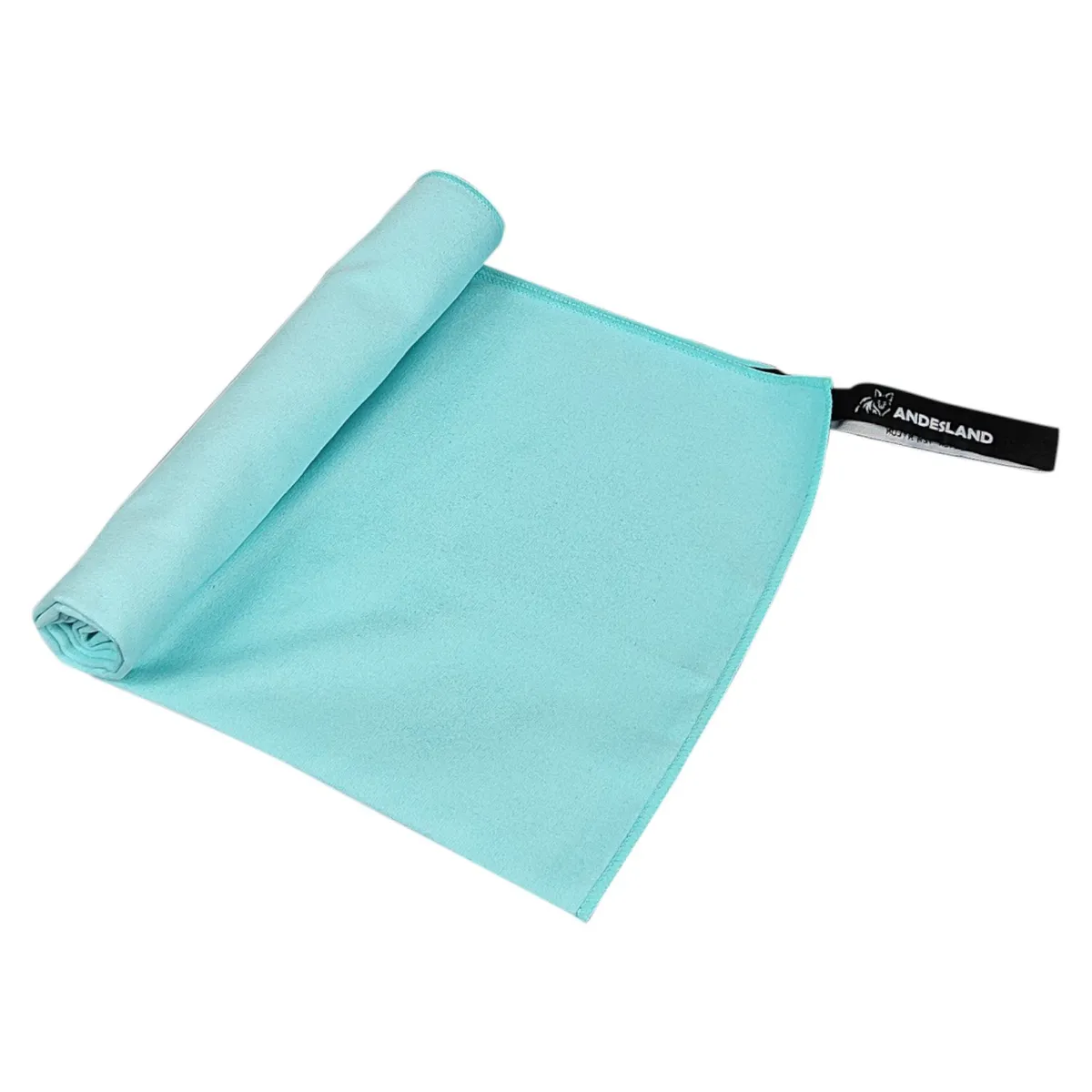 ANDESLAND OUTDOOR APPAREL - Toalla Microfibra Secado Rápido Turquesa 60x120cm