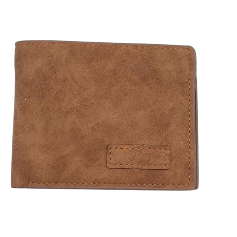 VOX - BILLETERA ECO CUERO CAFE CON LOGO VOX 66838C