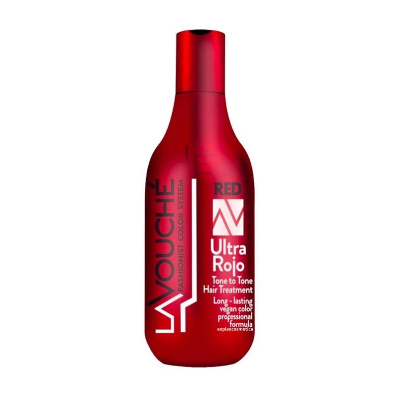 GENERICO - Tratamiento Intensificador Ultra Rojo 300ml Lavouche  Suavidad Brillo.-