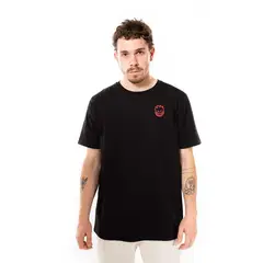 SPITFIRE - Polera Manga Corta Negro Vortex